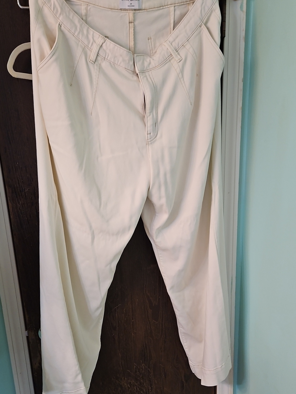 Lane Bryant Cream Men's Dress Pants - Classic Tailored Look